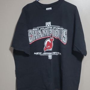 Mens Nj Devils Stanley Cup Champions Tshirt Sz 2x